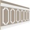 Ekena Millwork 94 1/2"L (Adjustable 40"H to 44"H) Ashford Scalloped Panel Traditional Wainscot Paneling Kit WPKUSC011P040 - alternate 4